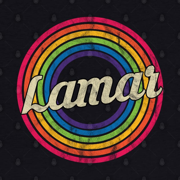 Lamar - Retro Rainbow Faded-Style by MaydenArt